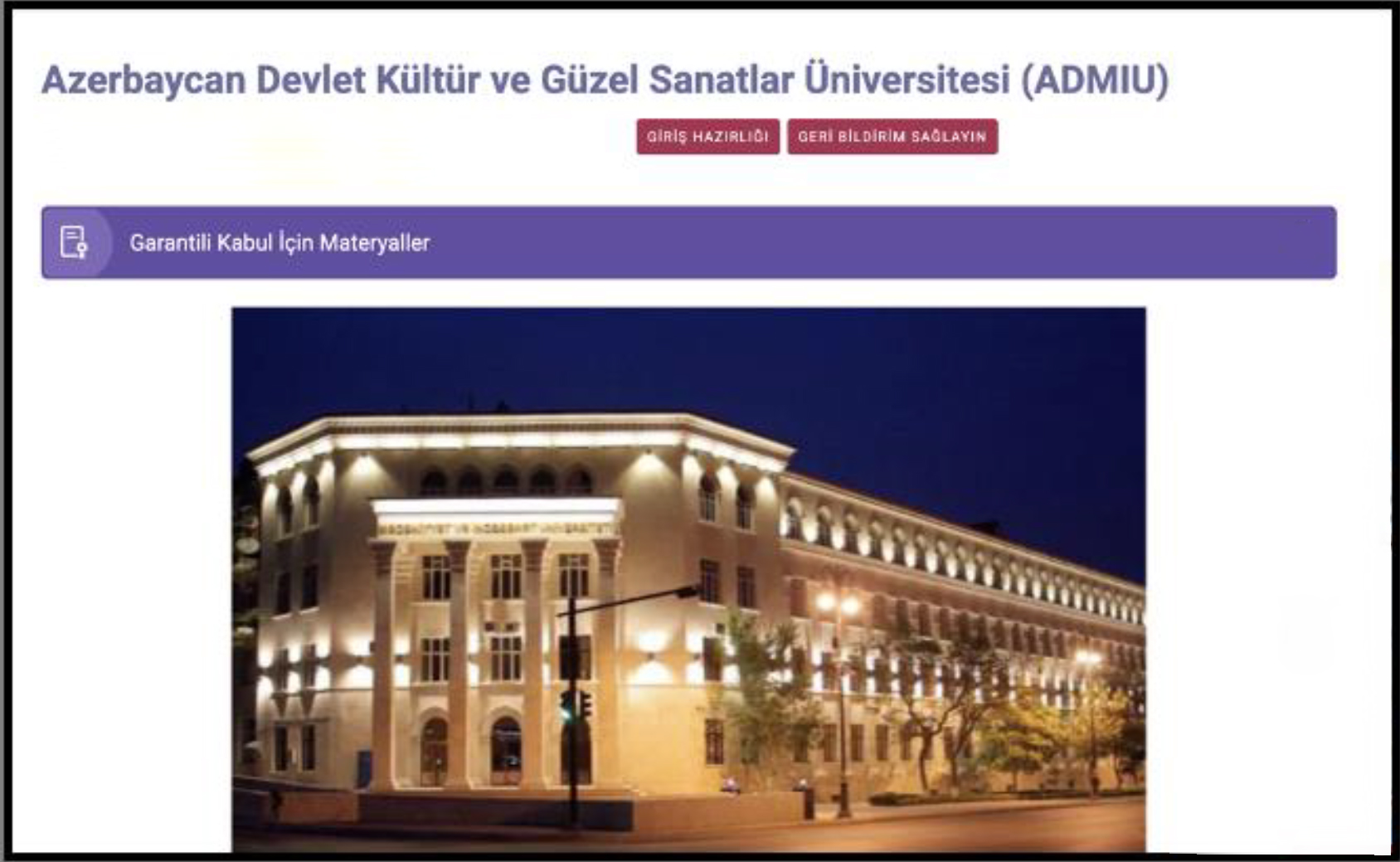K&Uuml;LT&Uuml;R&Uuml;N&Uuml;Z YOKSA GELECEĞİNİZ YOKTUR: İlkadım K&uuml;lt&uuml;r ve Sanat &Uuml;niversitesi Profil &Ouml;nerisi